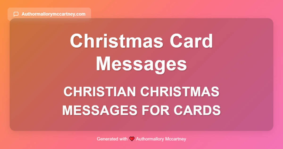 christian christmas messages for cards