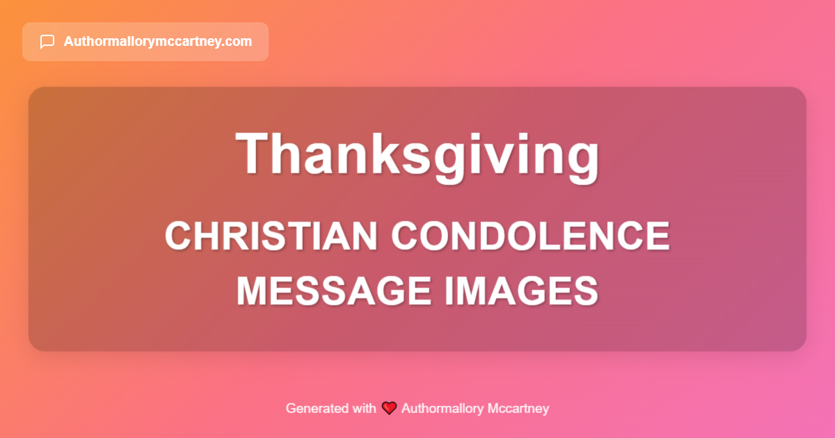 christian condolence message images