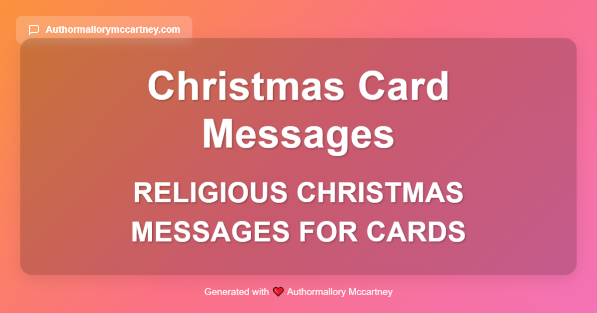 religious christmas messages for cards