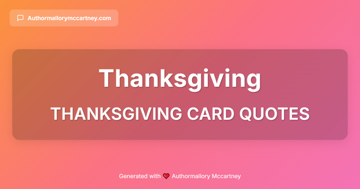 thanksgiving card quotes